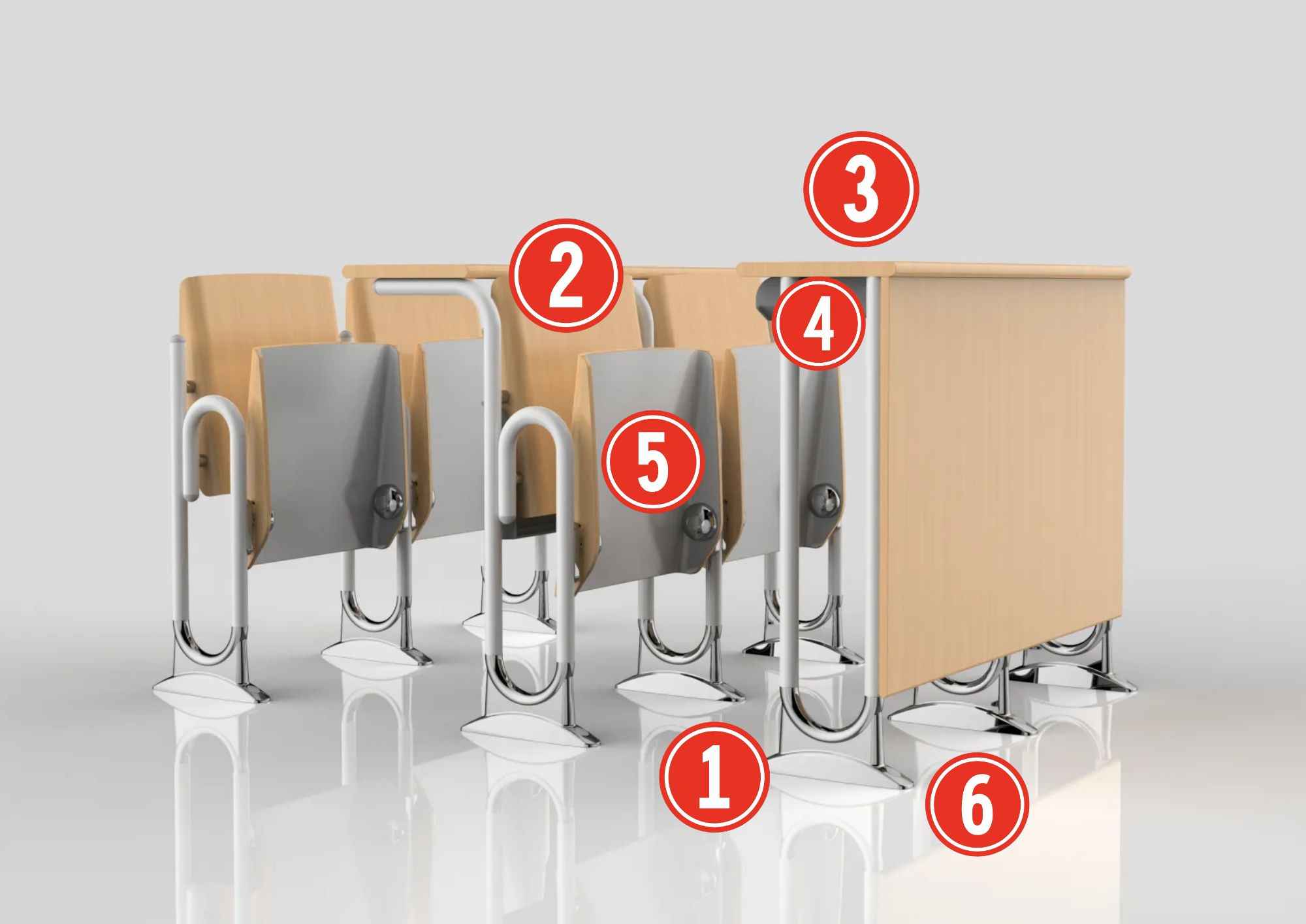 Tiered Training Seating